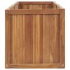 Garden Raised Bed 78.7"x19.7"x19.7" Solid Teak Wood - Brown