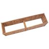 Garden Raised Bed 78.7"x19.7"x19.7" Solid Teak Wood - Brown