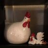 1pc Rooster Resin Statue, Roosters Ornaments, Poultry Models, Resin Crafts For Farmhouse Style Garden Yard Outdoor Decorations - Cock