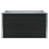 Raised Garden Bed 39.4"x39.4"x17.7" Galvanized Steel Anthracite - Anthracite