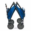 Collapsible Folding Wagon with Straps - Navy