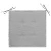 Garden Chair Cushions 4 pcs Gray 15.7"x15.7"x1.2" - Grey