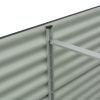 Garden Raised Bed 157.5"x31.5"x31.9" Galvanized Steel Gray - Grey