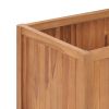 Garden Raised Bed 59.1"x19.7"x19.7" Solid Teak Wood - Brown