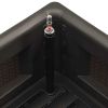 Garden Raised Bed with Self Watering System Anthracite 39.4"x16.9"x13" - Anthracite
