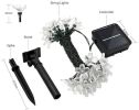 Fairy Blossom Flower Solar Garden String Lights - Multi-Color