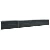 Garden Raised Bed Galvanized Steel 236.2"x31.5"x30.3" Anthracite - Anthracite