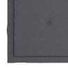 Garden Chair Cushions 2 pcs Anthracite 15.7"x15.7"x1.2" Fabric - Anthracite
