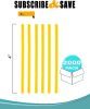 Pack of 2000 Yellow Paper Twist Ties 4' Long and 3/16' Yellow Twist Ties for Plastic Trash Bread Bags Paper Coated Ties Multi Function Strong Wire Tie