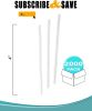 Pack of 2000 Paper Twist Ties 4' Long and 3/16' Wide White Twist Ties for Plastic Trash; Bread Bags Paper Coated Ties Bendable Multi Function Strong W