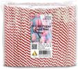 Pack of 2000 Red Paper Twist Ties 4' Long and 3/16' Red Stripes Twist Ties for Plastic Trash Bread Bags Paper Coated Ties Multi Function Strong Wire T