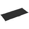 Garden Chair Cushions 2 pcs Black 47.2"x19.7"x1.2" - Black