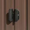 Garden Shed Brown 101.2"x306.7"x71.3" Galvanized steel - Brown