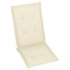 Garden Chair Cushions 6 pcs Cream 47.2"x19.7"x1.2" - Cream