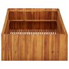 Garden Raised Bed 39.4"x39.4"x19.7" Solid Acacia Wood - Brown