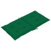 Garden Chair Cushions 2 pcs Green 39.4"x19.7"x2.8" - Green