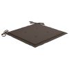 Garden Chair Cushions 4 pcs Taupe 19.7"x19.7"x1.2" Fabric - Taupe