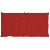 Garden Chair Cushions 6 pcs Red 39.4"x19.7"x1.2" - Red