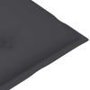 Garden Chair Cushions 6 pcs Anthracite 39.4"x19.7"x2.8" - Anthracite