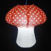 8 Inches 2 Pcs Chinese Style Paper Lantern Mushroom Decorative Hanging Lanterns for Garden Party Decoration - Default