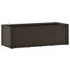 Garden Raised Bed with Self Watering System Mocha 39.4"x16.9"x13" - Brown