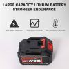 Bosonshop Cordless Leaf Blower 20V 4.0Ah 124MPH Speed Lithium Battery and Charger Included for Lawn Care -Black - Black
