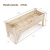 Raised Garden Beds Elevated Planter Box Wood For Vegetables Flowers Herbs - Wood - solid fir