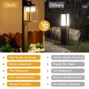 Outdoor Pathway LED Lights IP44 Waterproof Garden Lantern Modern Landscape Lighting - DARK GREY600