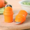 6pcs Garden Silicone Thumb Knife With Anti-Cut Finger Cot Kit; Gardening Pruning Tools For Harvesting Fruits And Vegetables - Ladies