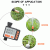 Programmable Water Irrigation Timer Electronic Valve for Watering Plants - Orange
