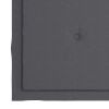 Garden Chair Cushions 4 pcs Anthracite 19.7"x19.7"x1.2" Fabric - Anthracite