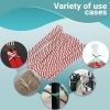 Pack of 2000 Red Paper Twist Ties 4' Long and 3/16' Red Stripes Twist Ties for Plastic Trash Bread Bags Paper Coated Ties Multi Function Strong Wire T