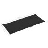 Garden Chair Cushions 6 pcs Black 47.2"x19.7"x1.2" - Black