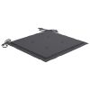 Garden Chair Cushions 2 pcs Anthracite 15.7"x15.7"x1.2" Fabric - Anthracite