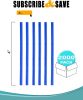 Pack of 2000 Blue Paper Twist Ties 4' Long and 3/16' Blue Twist Ties for Plastic Trash; Bread Bags Paper Coated Ties Bendable Multi Function Strong Wi
