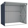 Wall-mounted Garden Shed Anthracite 46.5"x76.4"x70.1" Steel - Anthracite