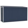 Wall-mounted Garden Shed Anthracite 46.5"x113.4"x70.1" Steel - Anthracite