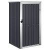 Garden Tool Shed Anthracite 34.6"x35"x63.4" Galvanized Steel - Anthracite
