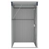 Wall-mounted Garden Shed Anthracite 46.5"x39.4"x70.1" Steel - Anthracite
