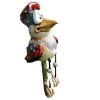 Halloween Ornament 2022,3 Pcs Garden Statue Funny Chicken Decor Yard Art Resin Decorative Ornament Easter Ornament - green