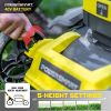 Cordless Electric Lawn Mower F4017 Yellow - as Pic