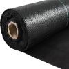 Garden Weed Barrier Fabric For Flower Bed Underlayment Ground Cover - Black - 4ft x 100ft