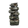 30.7inches Outdoor Water Fountain with Led Lights - 30.7inches