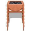 Planter 14.9"x14.1"x23.6" Wood - Beige