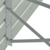Garden Raised Bed Anthracite 50.8"x50.8"x30.3" Galvanized Steel - Anthracite
