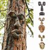 1pc Funny Tree Faces Decor; Old Man Tree Face Decoration; Yard Art - C