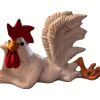 1pc Rooster Resin Statue, Roosters Ornaments, Poultry Models, Resin Crafts For Farmhouse Style Garden Yard Outdoor Decorations - Cock
