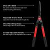 Gardtech Extendable Hedge Trimmer Gardening Shears Set 3PCS - Telescope Hedge Shears;  Mini Garden Shear Pruner Garden Scissors 2pcs - Great for Trimm