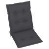 Garden Chair Cushions 6 pcs Anthracite 39.4"x19.7"x2.8" - Anthracite