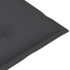 Garden Chair Cushions 2 pcs Anthracite 39.4"x19.7"x2.8" - Anthracite